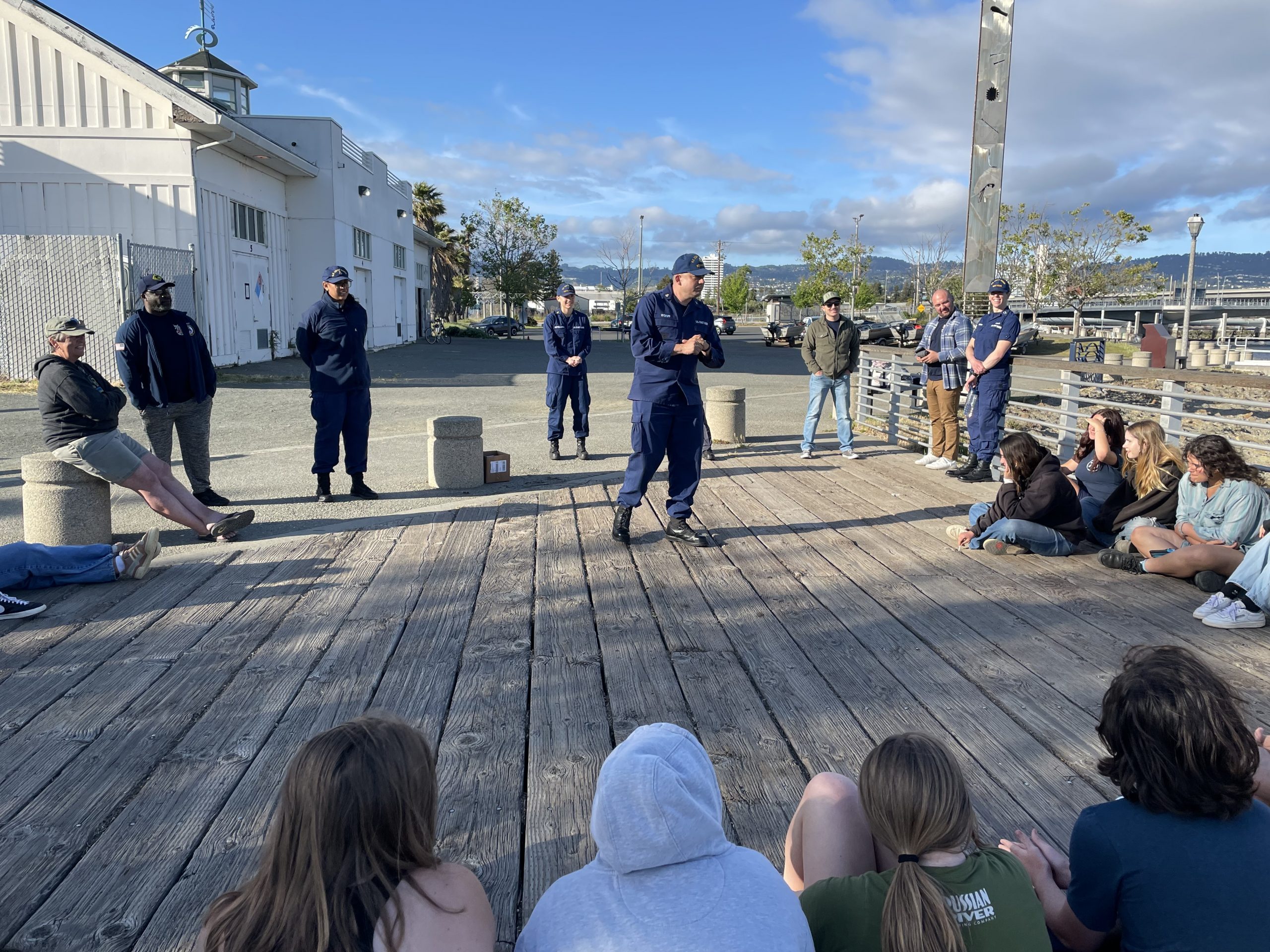 U.S. Coast Guard Inspires at Oakland Rowing Club Visit