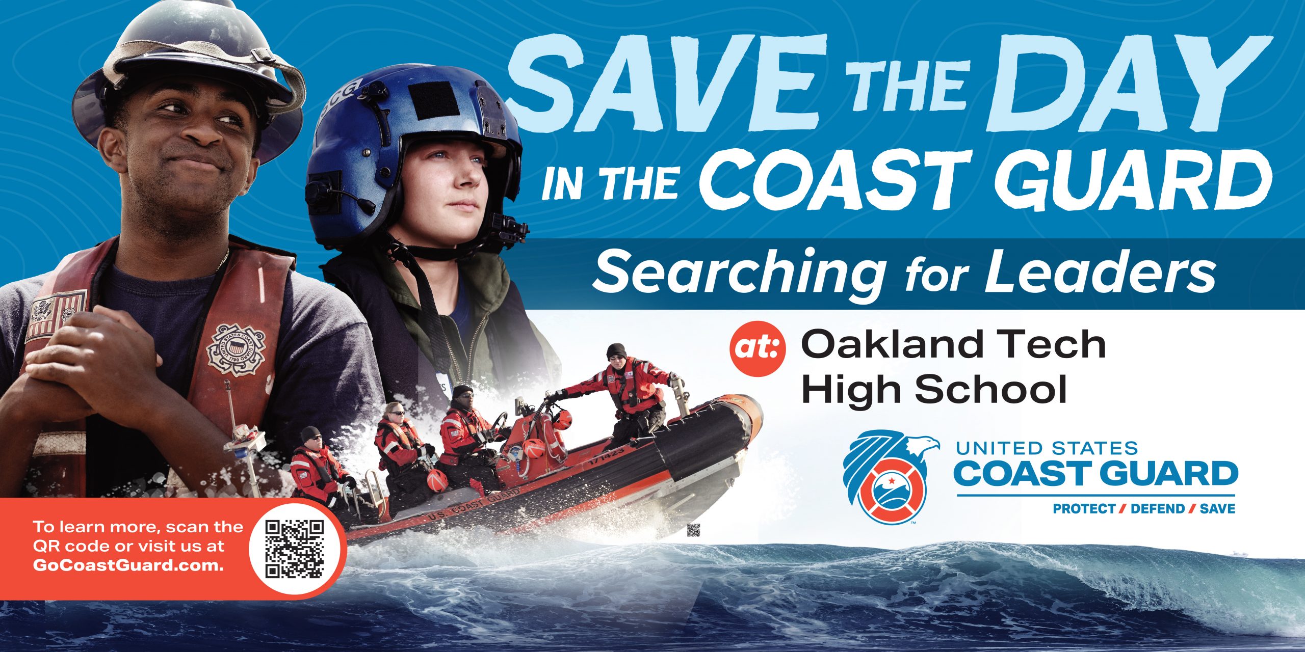 Inspiring the Future: United States Coast Guard Assembly at Oakland Tech High School